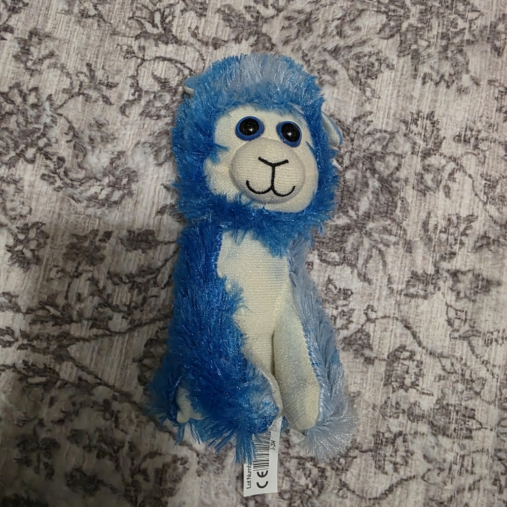 Blue And white Llama
